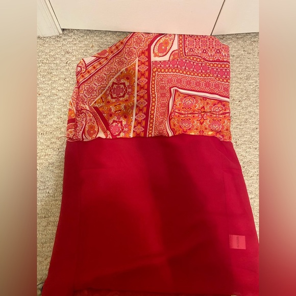 Rose & Olive tank top with bright pattern, paisley, layered - Picture 6 of 6